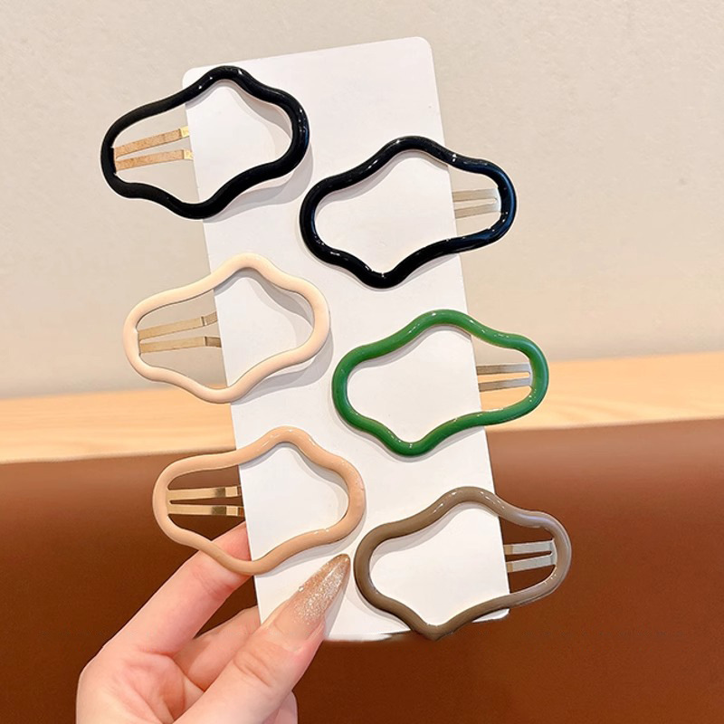 Nuevo color para niños nubes hueco cabello mar destrozado artefacto de cabello de la niña detrás de la cabeza dibujos animados clip BB joyería para el cabello