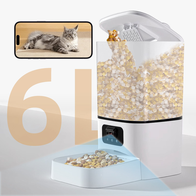 厂家宠物智能喂食器猫咪自动投食碗超大狗粮猫粮远程视频喂食机器|undefined