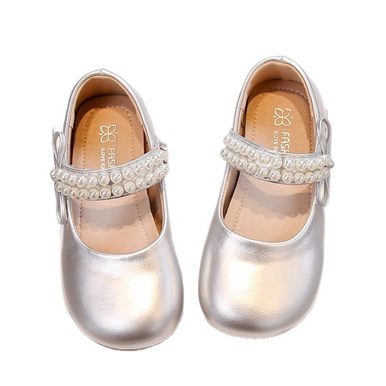 Niñas Mary Zapatos de cuero 2025 nuevos niños primavera y otoño arco suave zapatos de perlas de estilo extranjero zapatos de princesa image 6
