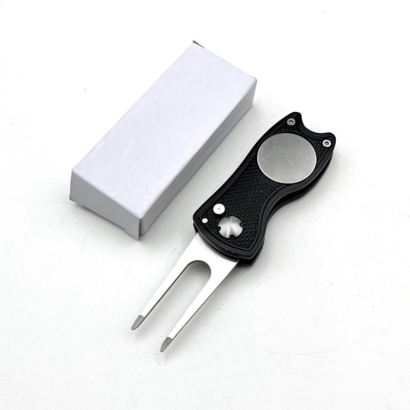 Pineapple Grid Stainless Steel Putting Green Spring Golf Fork Course Repair Tool In Stock_voghion.com