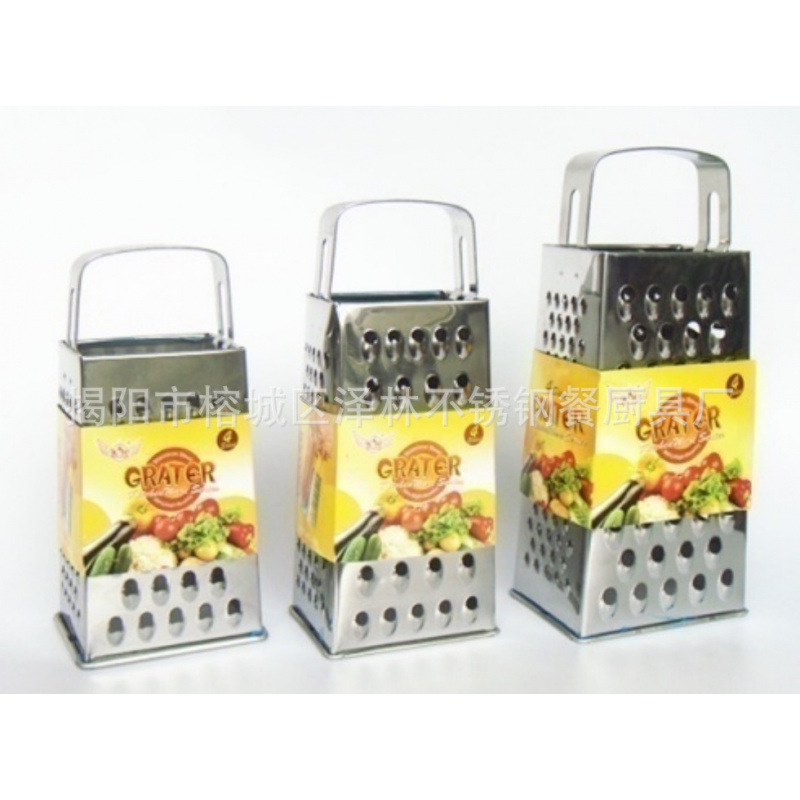 acero inoxidable cuatro cara raspador de alambre
función melón, fruta y verdura cortador de queso planador