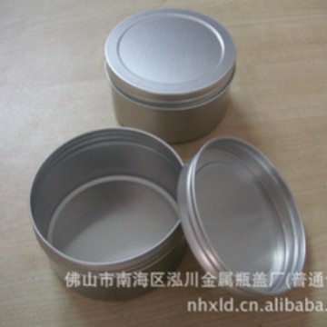 圆形礼品包装铝盒350ml膏霜发蜡茶叶坚果铝盒 批发供应规格齐全