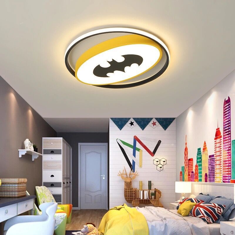 Cartoon Room Batman Ceiling Lamp Boys and Girls Room Lamp Spider Bedroom Eye Protection Man Iron Man Led Lamps Cartoon Room Batman Ceiling Lamp Boys and Girls Room Lamp Spider Bedroom Eye Protection Man Iron Man Led Lamps