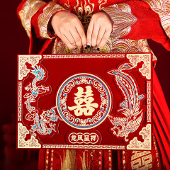 結婚婚約彩礼箱礼金箱提親結納現金銭箱綿布高級結婚祝い用品大全
