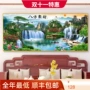 山水客厅农村生财挂画
