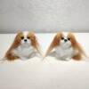厂家直销 仿真查理仿真皮毛动物哈巴手工艺品小京巴狗 仿真狗模型