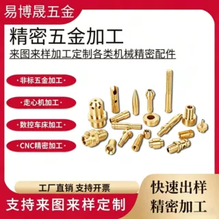 精密铜件不锈钢五金零件非标件长轴铝合金五金配件数控车床加工