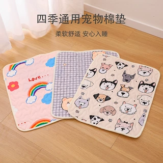 四季通用宠物棉垫批发狗狗加厚保暖垫毛毯猫咪睡觉专用毯子猫垫子