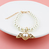 Necklace, pendant solar-powered, choker from pearl, wholesale