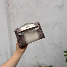 2025跨境一代喜马拉雅包包女新款潮时尚手提小方包鳄鱼纹凯莉包单