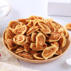 臥龍貓耳朵零食小吃280g多種口味貓耳朵懷舊零食