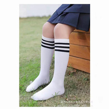 韩版春夏款学生袜学院风防滑过膝地板袜棉袜长筒袜儿童袜子批发