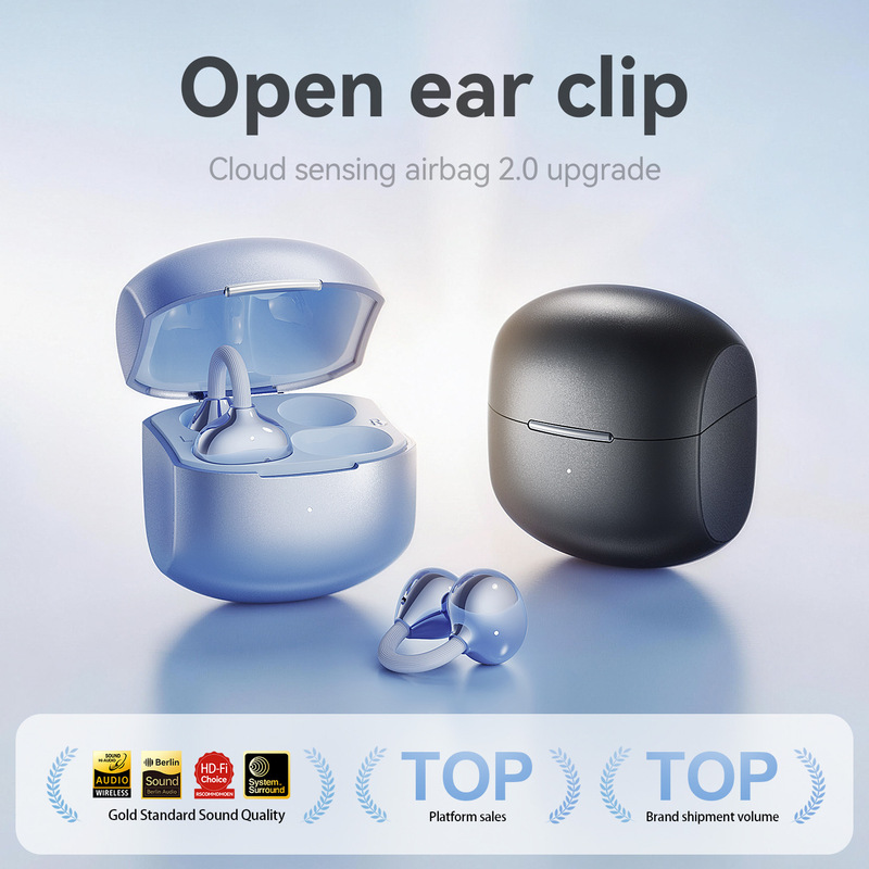 New clip-on Bluetooth earphones m190, a cross-border bestseller, with ultra-low latency, ultra-high sound quality, ultra-long battery life, and no sound leakage