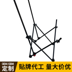 クッションなしの卸売折りたたみ椅子スタンド、脚レスト付き屋外キャンプ交換用金属アクセサリー、ムーンチェアスタンド