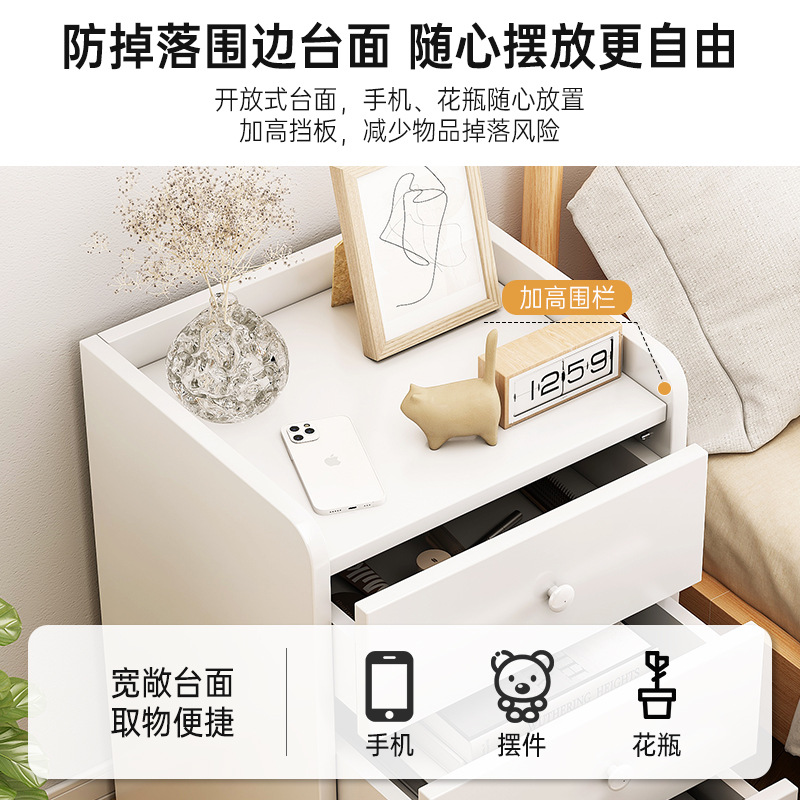 Personalizada meseta de cabecera pequeña librería de cama estante de libros simple moderno estante versátil armario de almacenamiento del dormitorio armario de almacenamiento