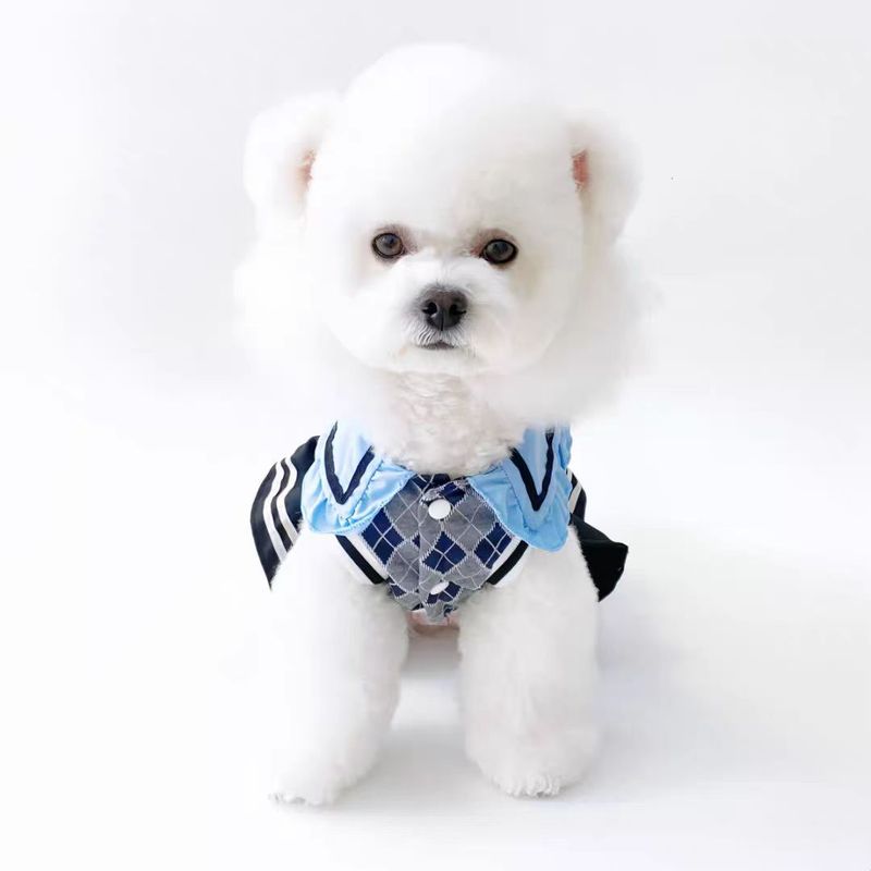 狗狗猫咪JK裙衣服狗狗春夏季款兔子JK装中小型犬比熊韩版学院风裙|undefined