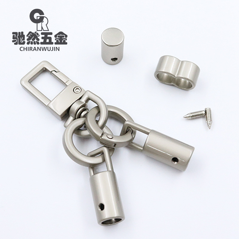 方线中门扣编线弹簧圈珍珠叻吊钟挂绳扣配螺丝调节钮扣绳头扣DIY