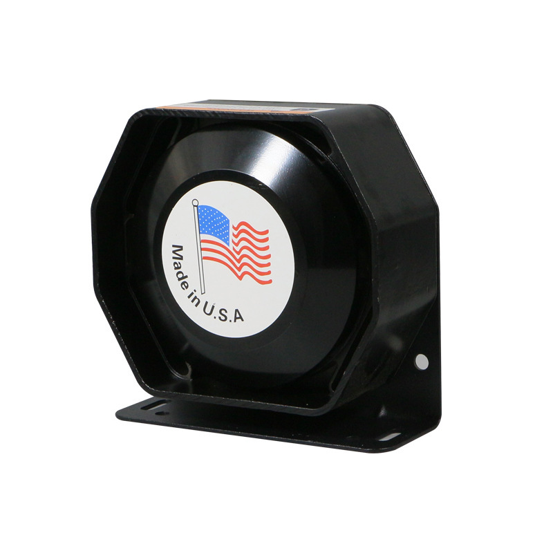 Cross-Border Export Car Alarm Car Tweeter Waterproof Horn Cross-Border Export Ultra-Thin Octagonal Horn