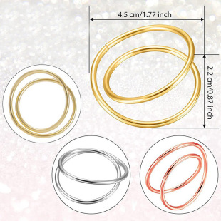Amazon hot napkin ring new ins napkin buckle European simple stainless steel napkin ring buckle manufacturers wholesale