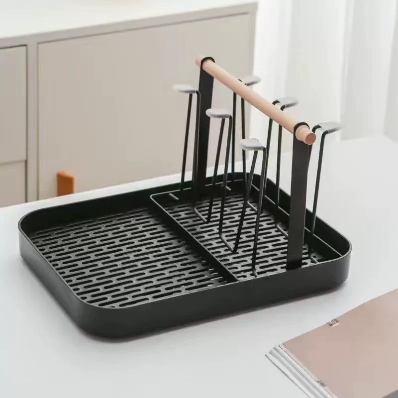 Стеклянная железная полка для чашки чая для гостиной, держатель для чашки с водой, креативная подвесная стойка для хранения, держатель для чашки, бытовой держатель для чашки