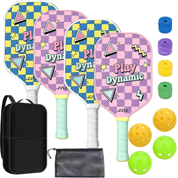 Professional-Grade Advanced Custom Fiberglass Pickleball Racket Set Pickleball