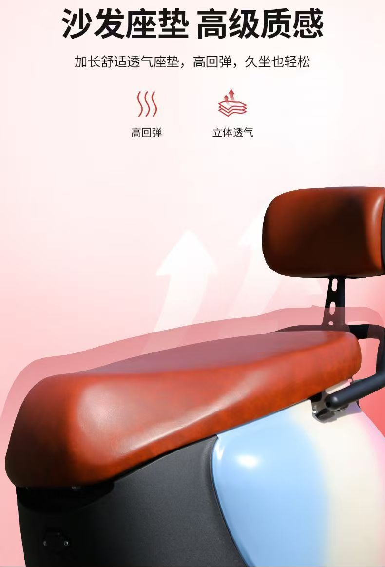 Eyelash Turtle Electric Motorcycle 60V Two-Wheel Electric Bicycle Available for Cross-Border Supply to Southeast Asia E-Bike Factory