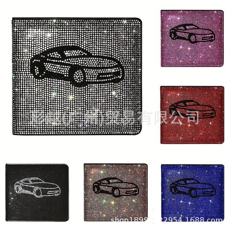 Suitable for Passport, Credit Card, Id Card, Air Ticket, Car Registration, Insurance, Person Storage Package, Hot Diamond Storage Card