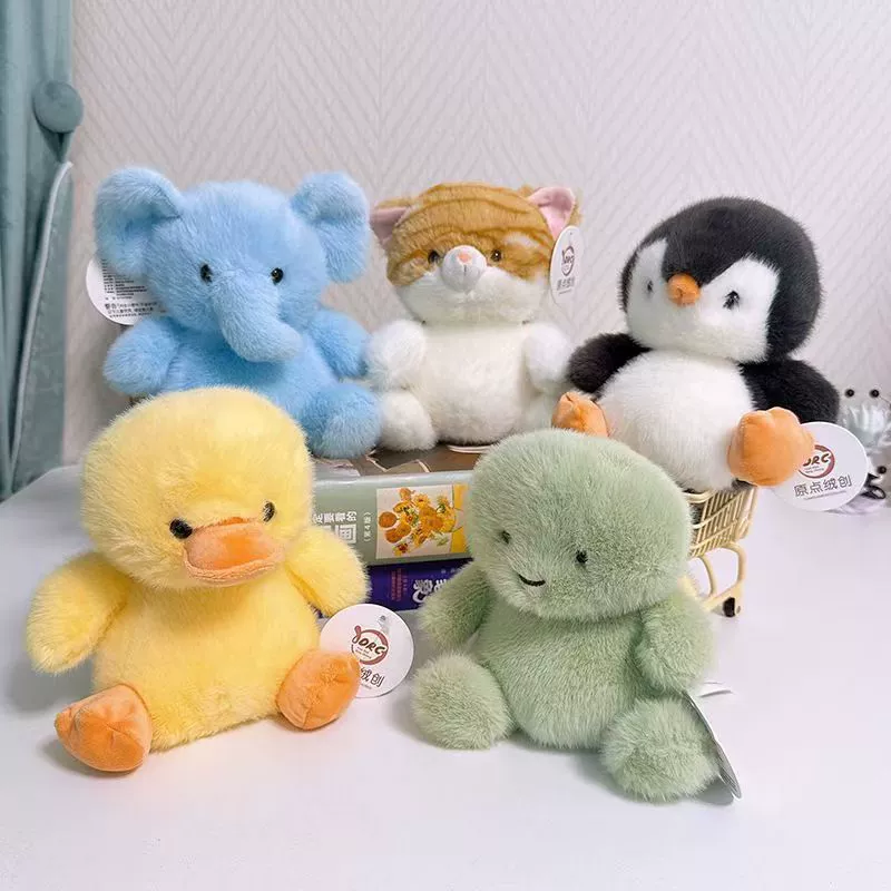Plush yellow duck, doll, pinguin, Birthday gift