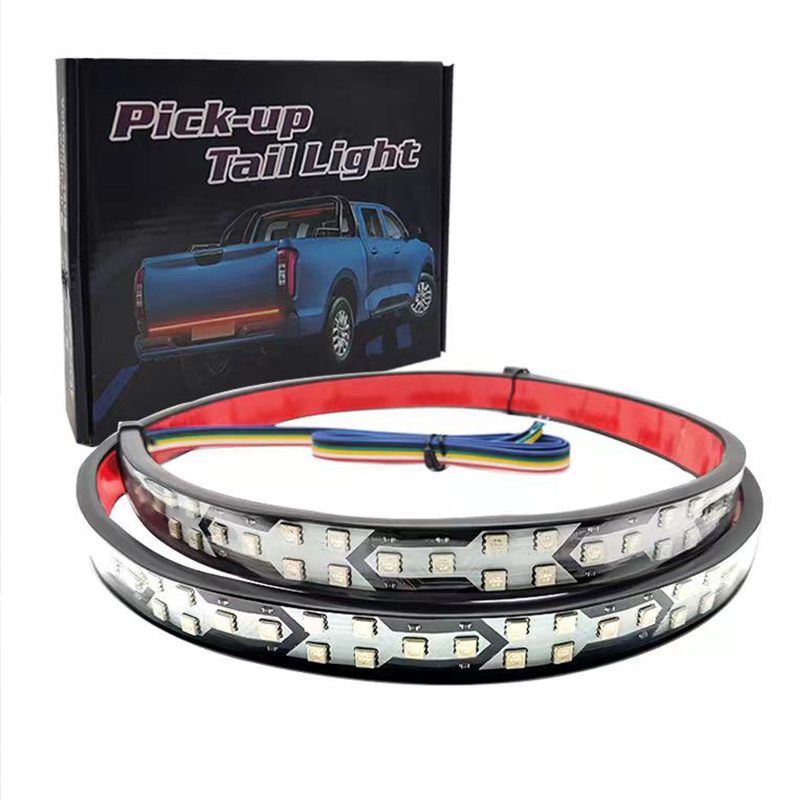 12v - 24v lámpara de cola de automóvil barra de luz de corriente de hueso de pez luz de dirección de camión luz de freno barra de luz de caballo image 7
