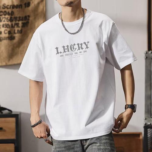 Unisex Oversized Japanese Minimalist Short-Sleeve T-Shirt Summer Loose Streetwear Top Korean Style Trendy