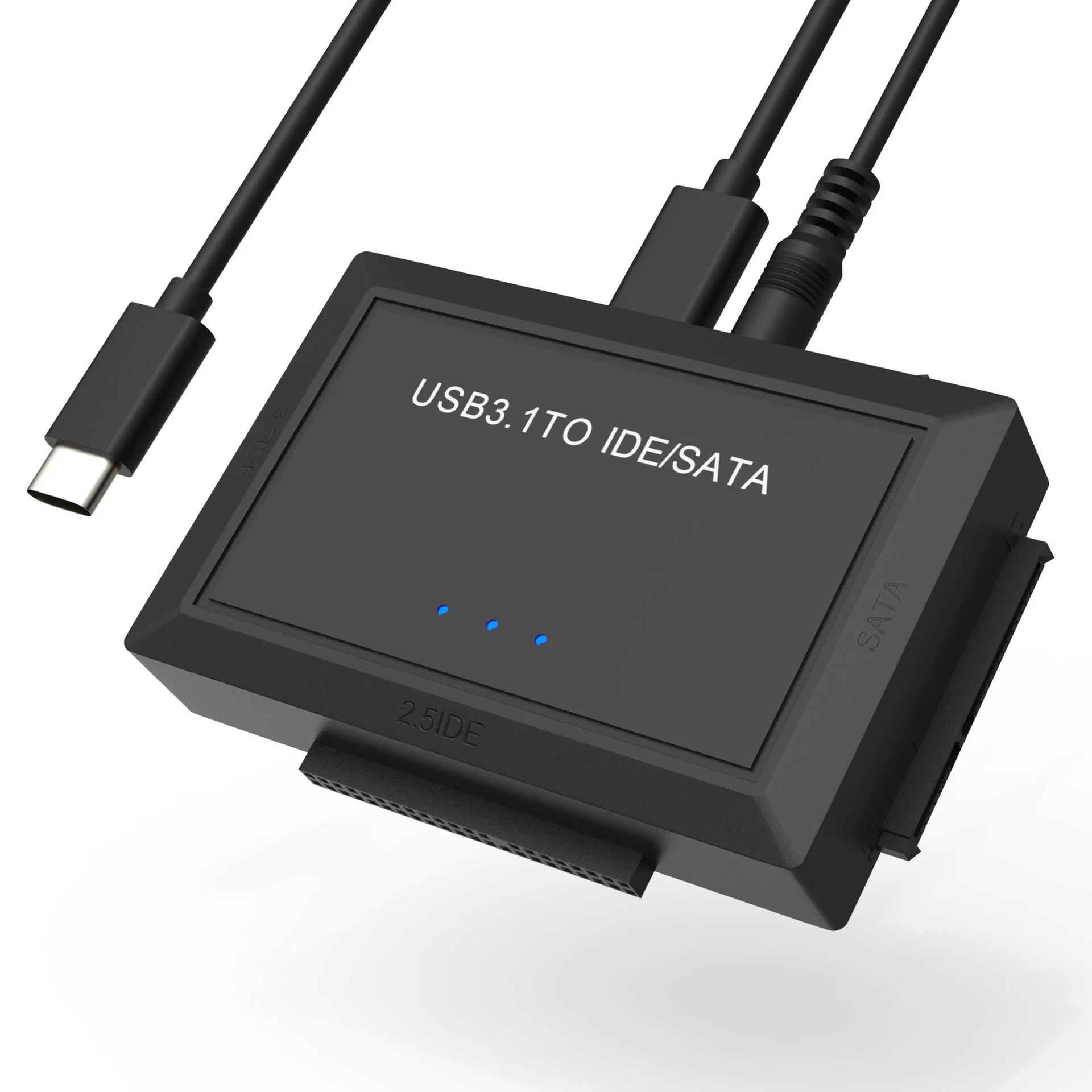 USB 3.1 на IDE/SATA адаптер Type-C для 2.5/3.5" жёстких дисков, простой кабель для подключения диска