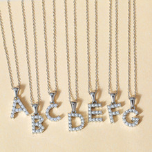 跨境不锈钢字母项链女26个英文字母钛钢不掉色夏季高级感欧美配饰