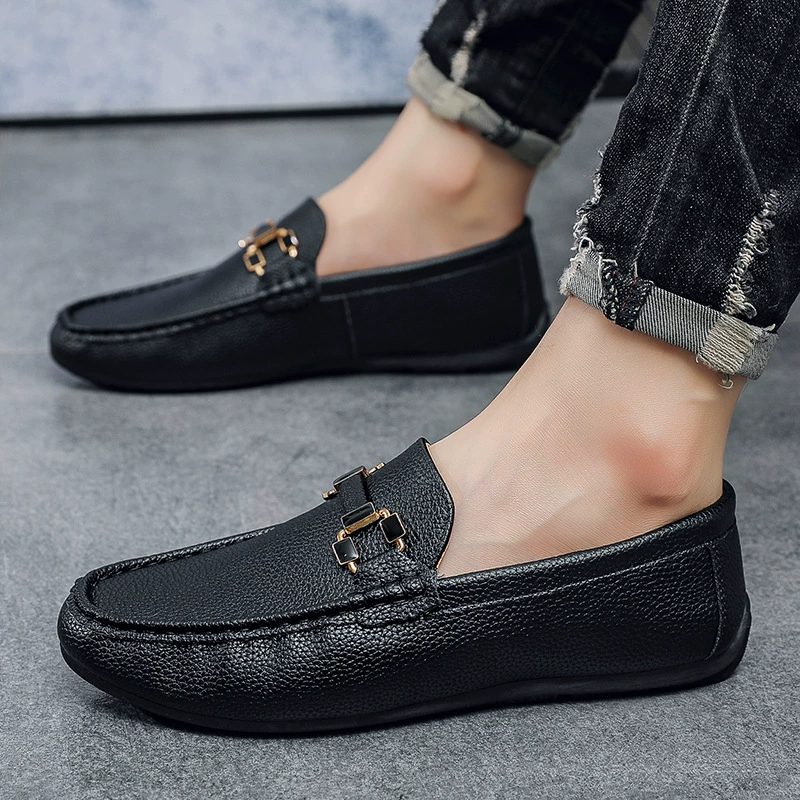 2025 Весна-Осень Новые Мужские Модные Повседневные Туфли Мужские Лоферы Слипоны Низкие Кроссовки Мужская Обувь для Трансграничных Поставок.