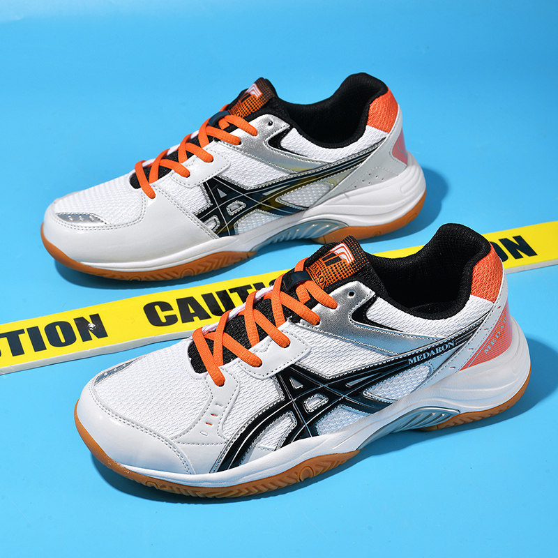 Youth shock-absorbing volleyball shoes, inflatable volleyball shoes, men's and women's competition training shoes, non-slip rubber sole student handball shoes
