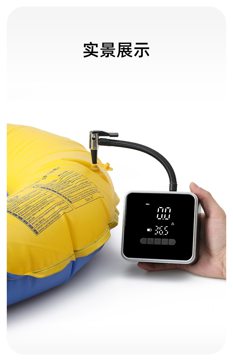 [Premium Selection] Car Tire Inflator, Wireless Mini Inflator Pump for Vehicles, Portable Electric Bicycle Pump