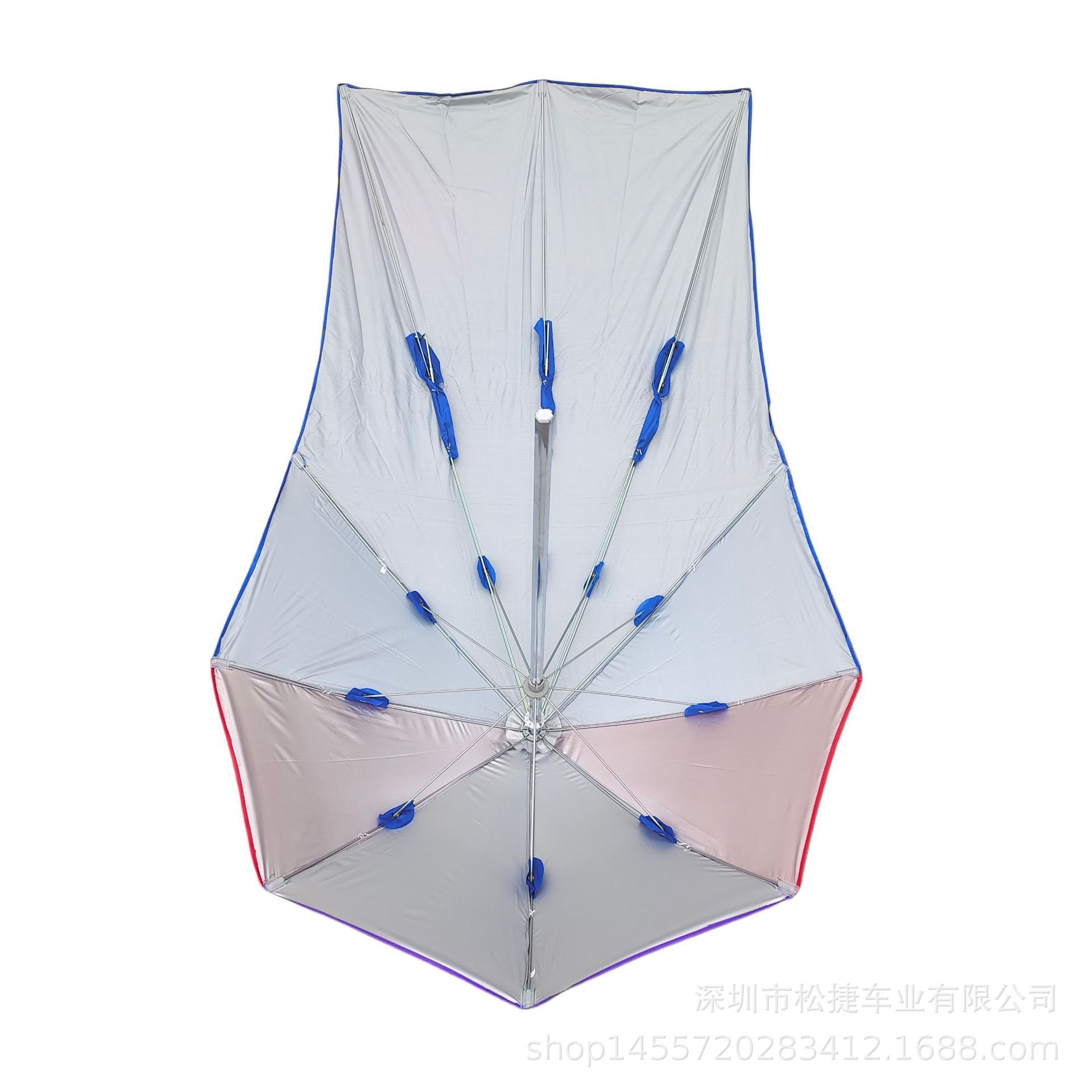 2.11m Motorcycle Electric Vehicle Round Tube Square Tube Umbrella Electric Vehicle Umbrella Motorcycle Umbrella Double Layer