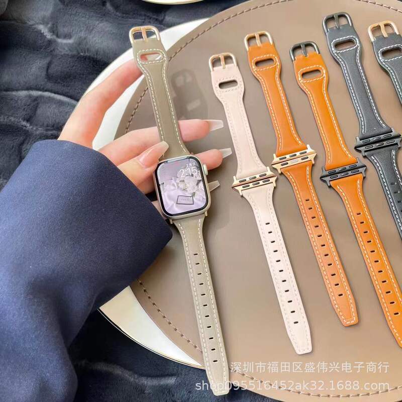 Women's Small Waist Strap for Apple Watch iWatch87654321 Generation Fashion Car Line Replacement Wristband