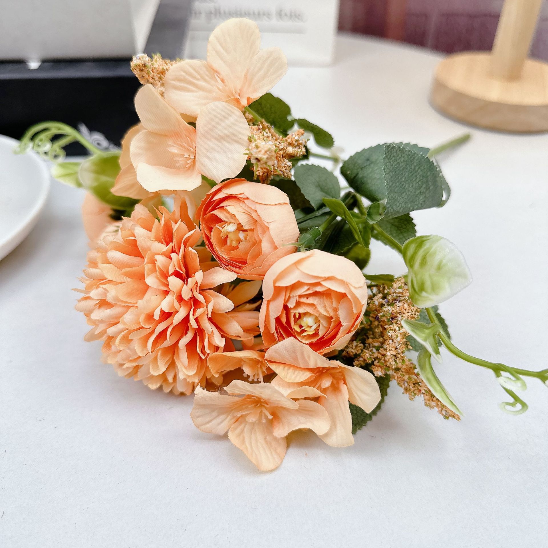 5 포크 수국 동백 (샴페인)