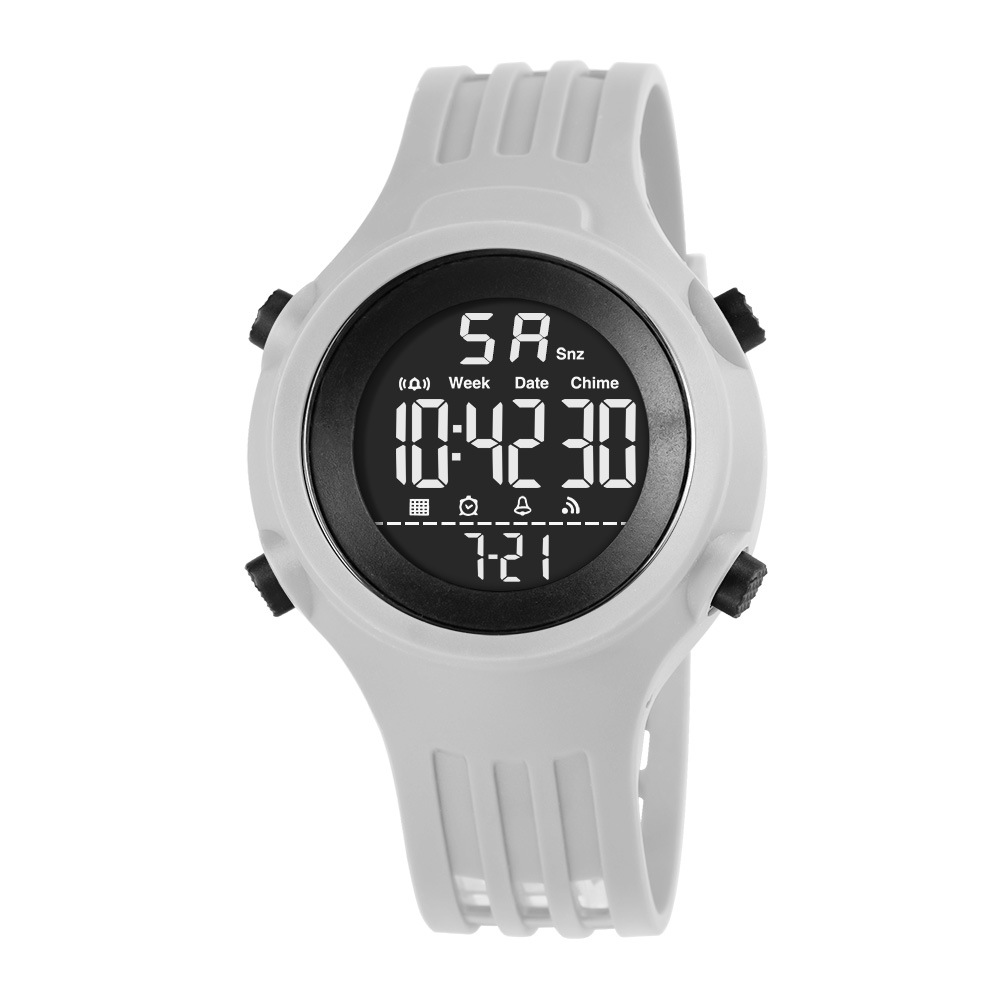 Tendencia de nuevos productos juveniles cronógrafo reloj electrónico estudiantes alarma de deportes al aire libre luz nocturna reloj electrónico al por mayor