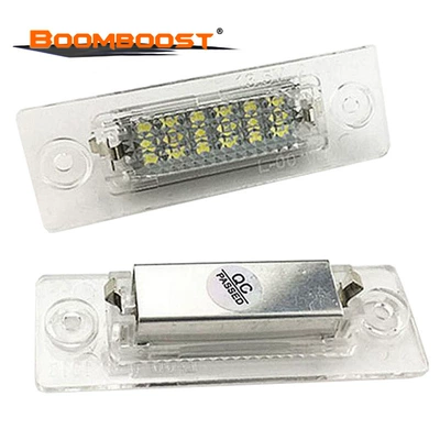 lights, transparent frame, 2 pieces, License plate lamp