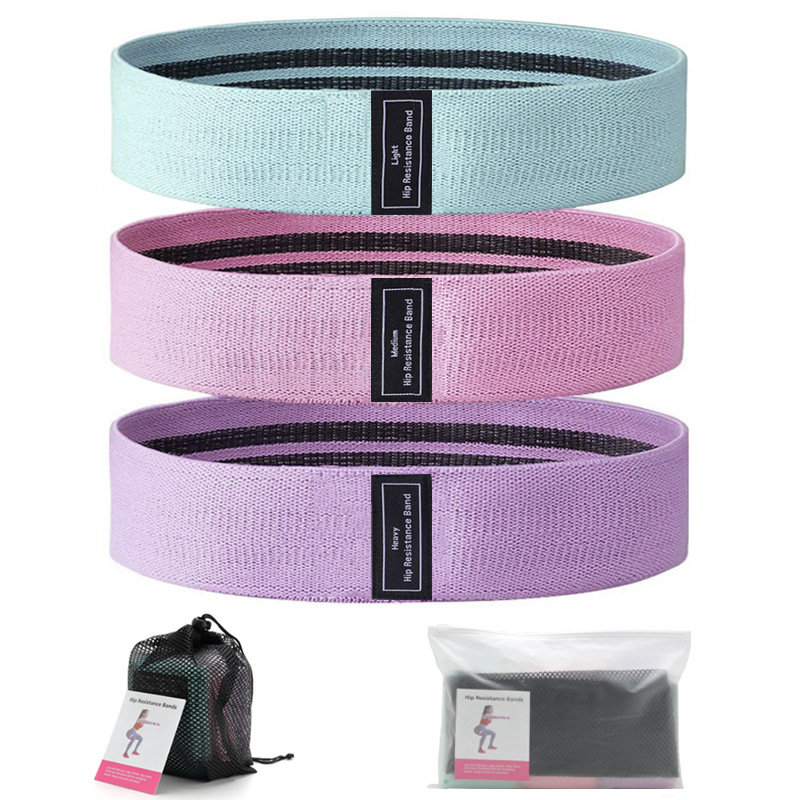 En stock círculo de resistencia banda de resistencia abuso de cadera círculo de cadera Squat fitness yoga stretch tensión banda fuente de fábrica