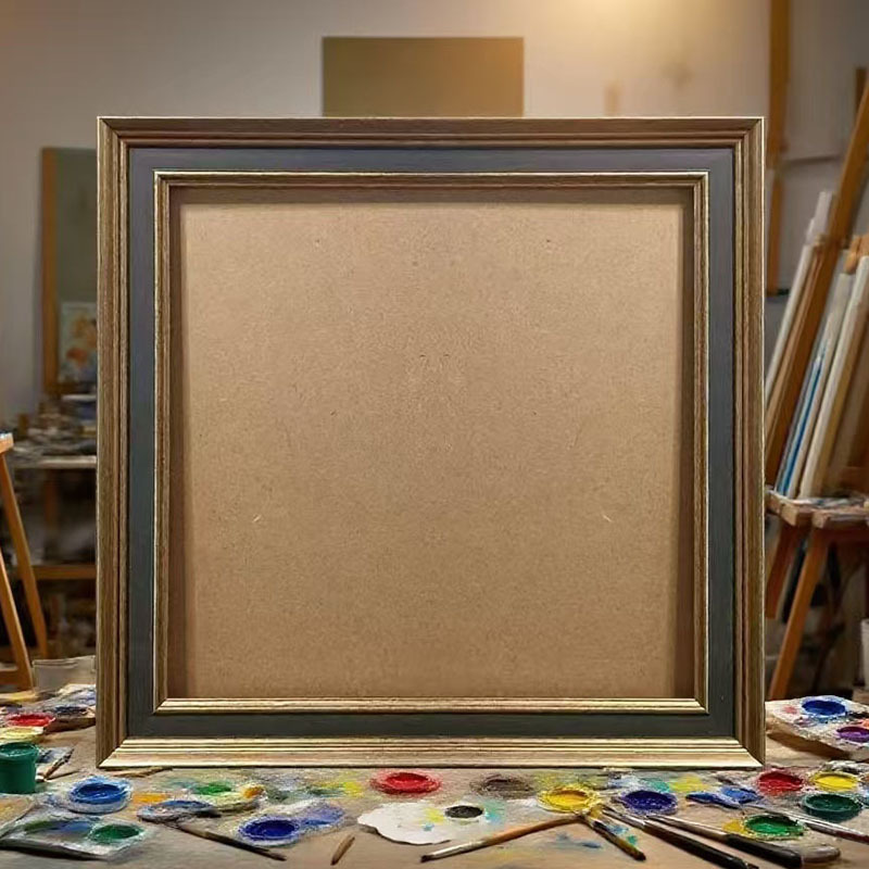 Ps Foam Retro Photo Frame Studio Museum Display Frame 10inch Wall Hanging New Chinoiserie Cross Stitch Oil Painting Frame