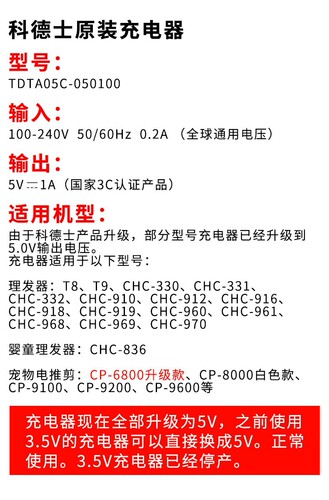Original parts for Kardex Electric Shears, Charger compatible with CP8000, KP3000 models, New model