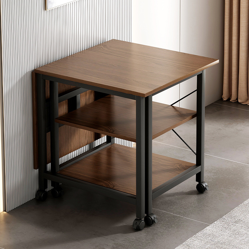 Mesa de comedor plegable, mesa de comedor móvil, mesa rectangular fácil de almacenar, mesa de alquiler, pequeña mesa
