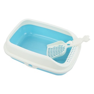 Cat Litter Box Small Cat Toilet Large Semi-closed Leakage Sand Cat Litter Pot Cat Potty Anti-splash Wholesale Cat Supplies