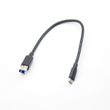 type-C3.1转bm3.0打印线 typec头对BM线高速打印线硬盘盒
