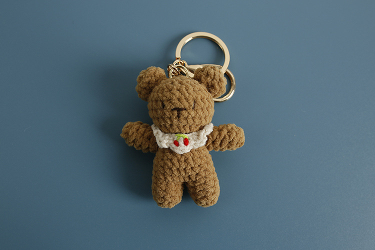 25g Weight Bag Pendant, Keychain Classification 1 Piece Quantity Holiday, Daily Occasion Hand knitting yarn Material Animal Pattern All Seasons Season Cute Style 1 Piece Cute Animal Hand Knitting Yarn Bag Pendant Keychain 6