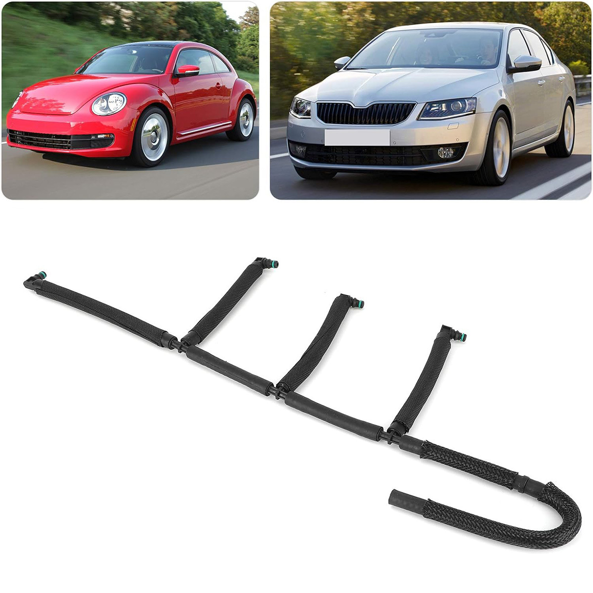 FueL Distribution Hose FueL RefLow / OverfLow / OiL Leakage Pipe for Vw Audi 03L 130235 AF