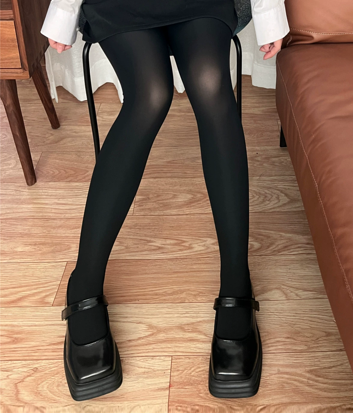 Velvet swan, base tights, universal socks