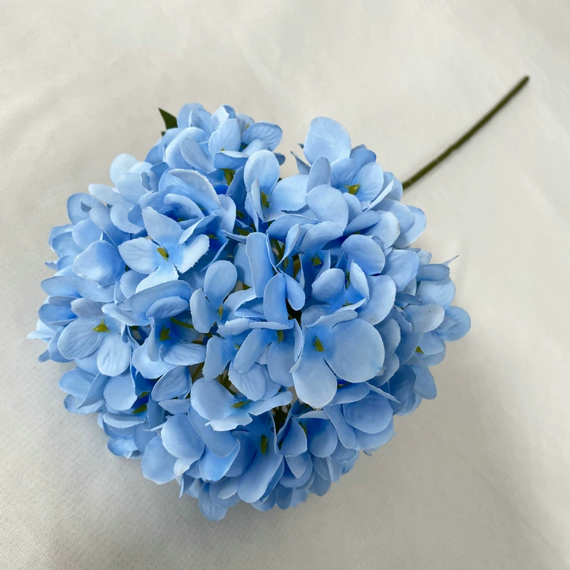 Artificial Hydrangea (Zi Yan) Single Head, Realistic Silk Flower, Multi-Color Options
